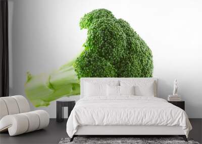 broccoli. isolation on white Wall mural