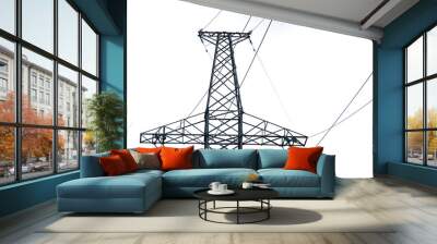 high voltage Wall mural