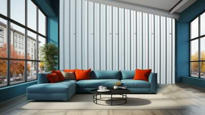 iron corrugated metal wall, textures and surfaces Wall mural