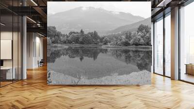 lake panorama countryside Wall mural