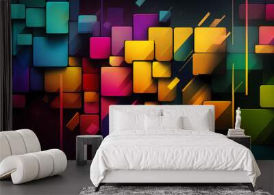 Colorful Background Wall mural