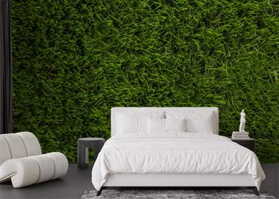 Artificial grass texture high quality closeup Wall mural