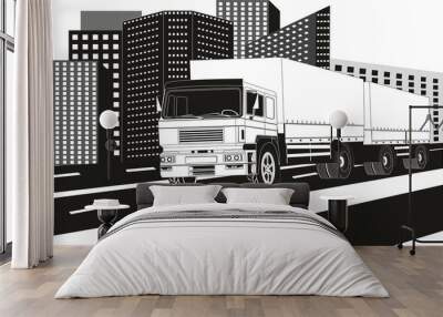 Industrial landscape Wall mural