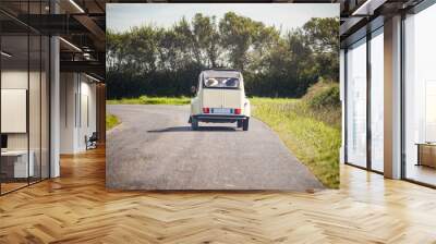 vintage car 2 cv Wall mural