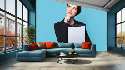 Business woman portrait Wall mural