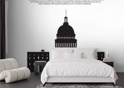 Capitol Building United States Of America Senate House Wall mural