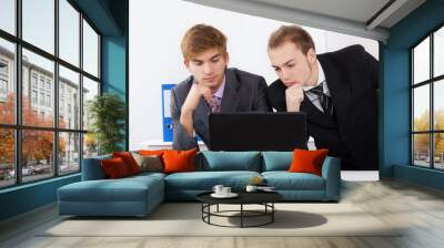 young business people in office Wall mural