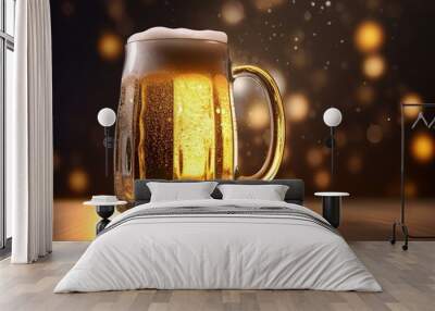 glass of beer Wall mural