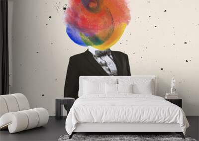 modern design, contemporary art collage. inspiration, idea, trendy urban magazine style. hard though Wall mural