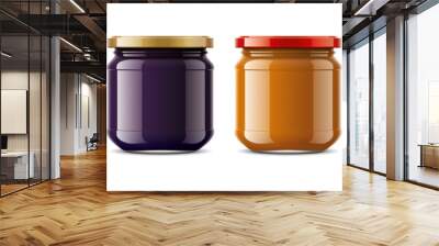 Clear Jar mockup. Small size  Wall mural