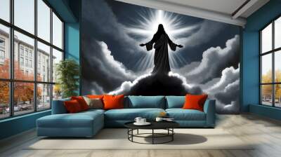 Jesus Christ coming Wall mural