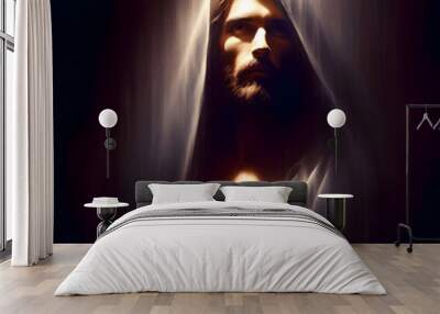 Portrait of Jesus Wall mural