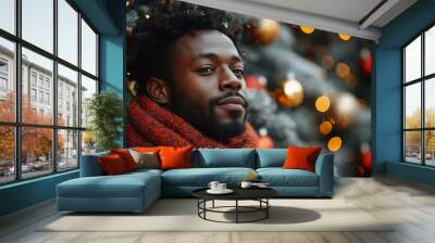 handsome man Wall mural