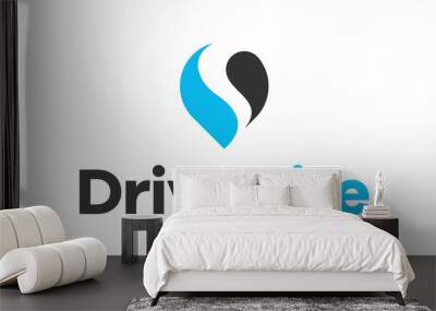 abstract business logo Wall mural