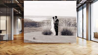 Golf Course Wedding Wall mural