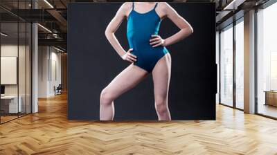 Portrait of young gymnast Wall mural