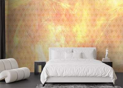 Abstract background with floral ornament. Fleur de lis Wall mural