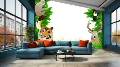 Animal frame Wall mural