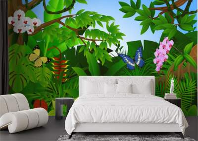 Tropical paradise Wall mural