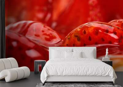 strawberry jelly Wall mural