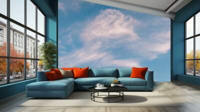 blue cloudy sky Wall mural