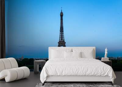 Paris Eifel Tower Summer Evening Sunset  Wall mural