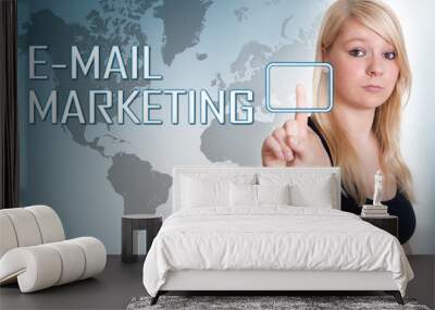 E-mail Marketing Wall mural