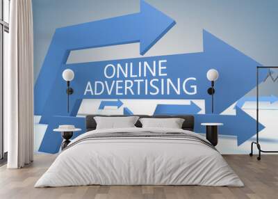 Online Advertising Wall mural