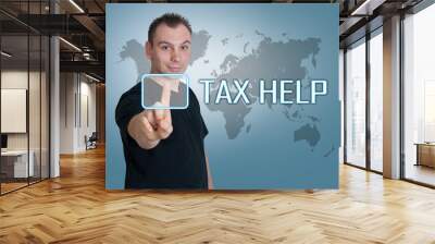 Tax Help Wall mural