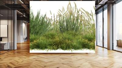 grass line and rosemary Wall mural