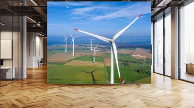 wind energy turbines in germany Wall mural