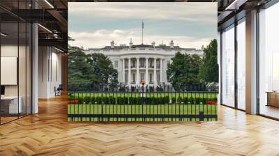 The White House in Washington, D.C. in 2019. Wall mural