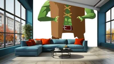 green cyclops ogre troll Wall mural