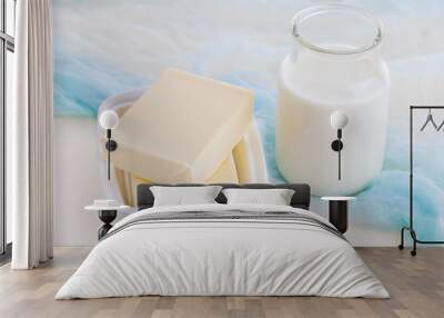 butter milk and cottage cheese Wall mural