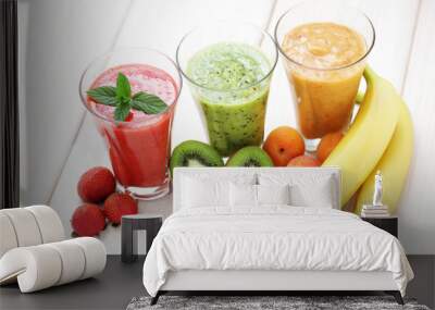 fruity shake Wall mural