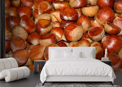 Edible chestnuts Wall mural