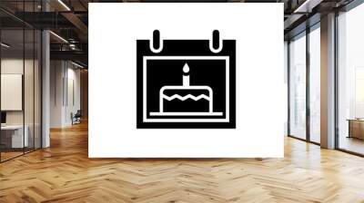 date of birth icon vector illustration isolated Wall mural