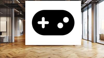 game icon vector, game controller vector isolated on white background Wall mural