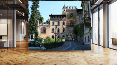 Castell'Arquato, Italy : castle of the city  Wall mural