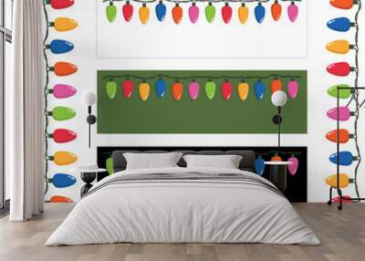 christmas lights Wall mural