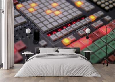 audio mixer console Wall mural