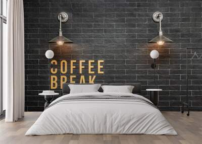 coffee break Wall mural