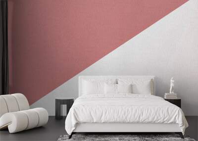 pretty cool pastels pink nude color and and white grey. haft tone pattern fabric textures flat background abstract have blank space for put product Wall mural