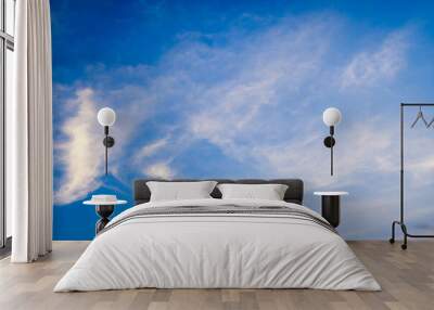 blue sky with clouds  Wall mural