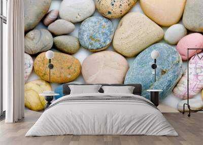 A repeating texture of pebble Wall mural