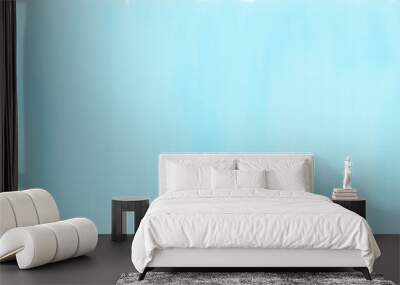 abstract light blue illustration background Wall mural