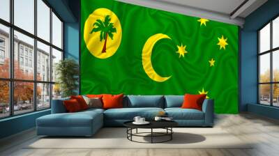 Cocos (Keeling) Islands flag Wall mural