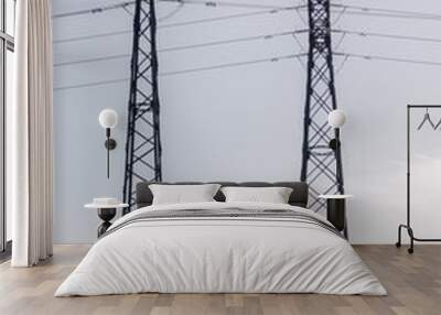 Electricity towers Wall mural