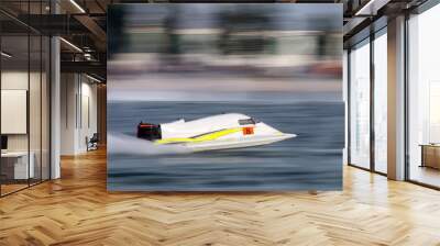 fast powerboat racing Wall mural