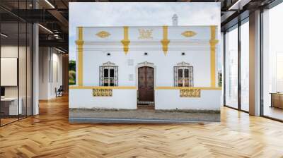 Typical architecture of Algarve rustic buildings Wall mural